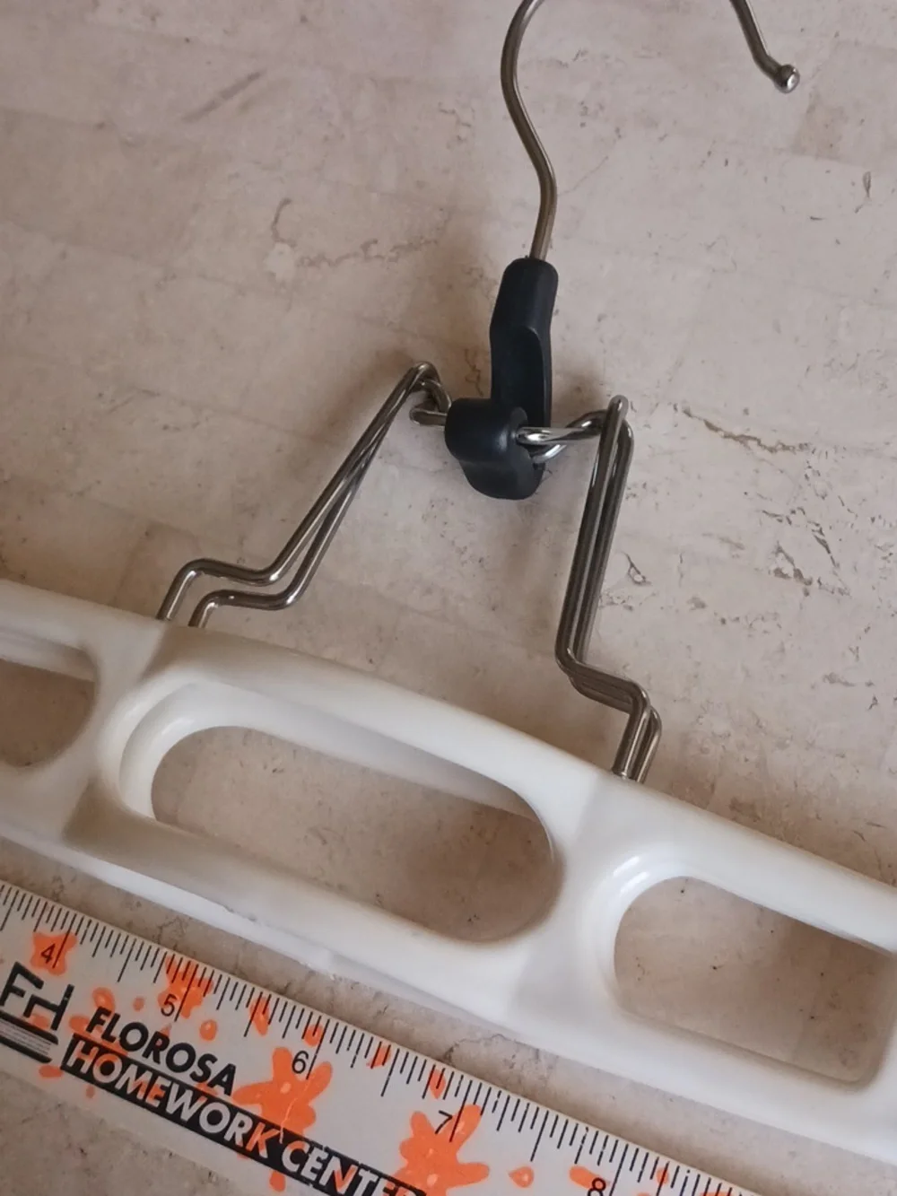 Vintage- Heavy Duty Locking Pants Hangers,,set of 2.....New,,see Description
